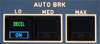 Autobrake annunciator